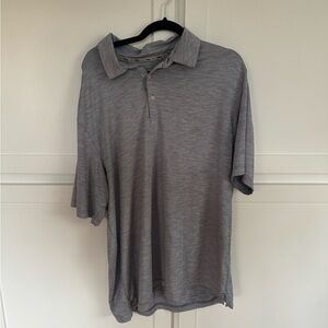 Walter Hagen Blue & White Stripe golf polo